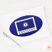 Kentucky Ovale Sticker (Envelop)