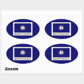Kentucky Ovale Sticker (Vel)