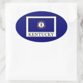 Kentucky Ovale Sticker (Tas)