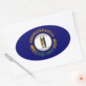 Kentucky Ovale Sticker (Envelop)