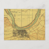 Kentucky Owensboro kaart (Voorkant)