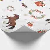 Kentucky Paard Kerst Inpakpapier (Hoek)