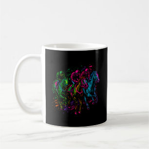 Kentucky Paard Racing Schilderij Derby Paard Jocke Koffiemok