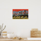 Kentucky (paardenraatscène) - grote lettergrootte poster (Keuken)