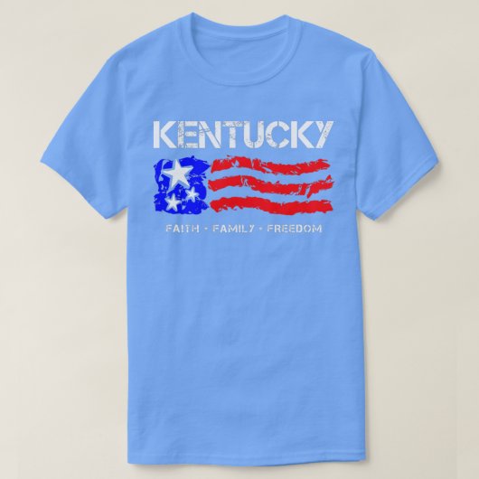 Kentucky Patriotic T-shirt (Design voorkant)