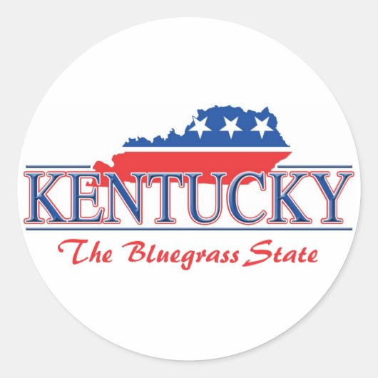 Kentucky Patriottische Stickers (Voorkant)