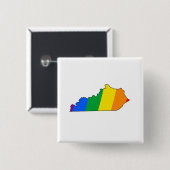 KENTUCKY PRIDE VIERKANTE BUTTON 5,1 CM (Voorkant /achterkant)