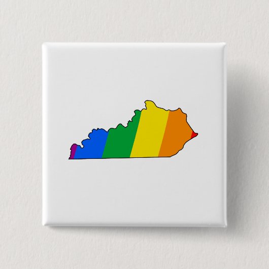 KENTUCKY PRIDE VIERKANTE BUTTON 5,1 CM (Voorkant)