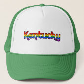 Kentucky Rainbow-tekstPet Trucker Pet (Voorkant)