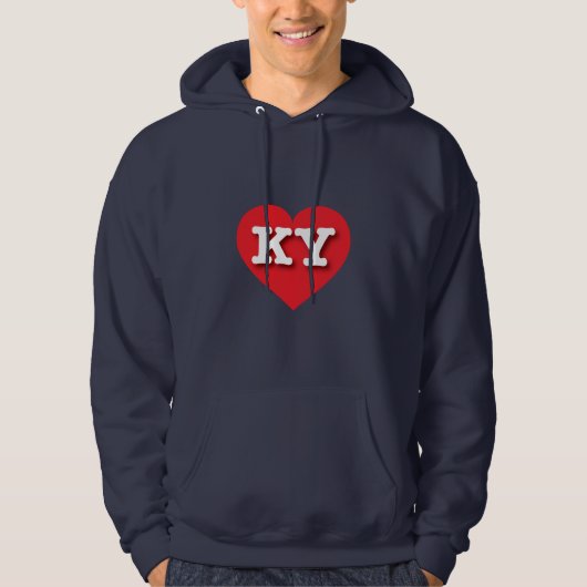 Kentucky Red Heart - Ik hou van KY Hoodie (Voorkant)