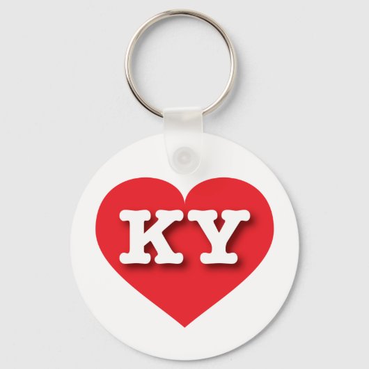 Kentucky Red Heart - Ik hou van KY Sleutelhanger (Voorkant)