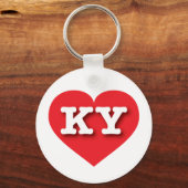 Kentucky Red Heart - Ik hou van KY Sleutelhanger (Voorkant)