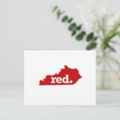 KENTUCKY RED STATE BRIEFKAART (Staand voorkant)