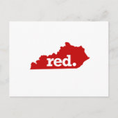 KENTUCKY RED STATE BRIEFKAART (Voorkant)