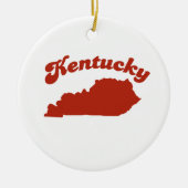 KENTUCKY Red State Keramisch Ornament (Voorkant)