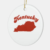 KENTUCKY Red State Keramisch Ornament (Links)