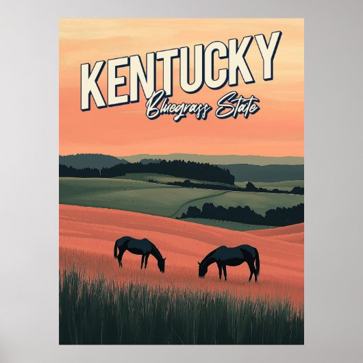  Kentucky Reizen Poster (Voorkant)