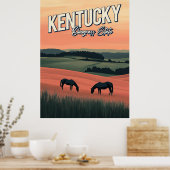  Kentucky Reizen Poster (Keuken)