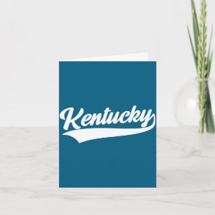 Kentucky - retro ontwerp - klassiek kaart