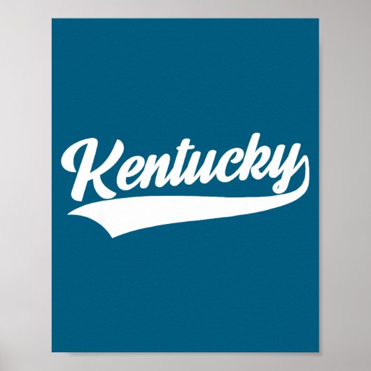 Kentucky - retro ontwerp - klassiek poster (Voorkant)