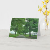 Kentucky Road wenskaart Kaart (Gele Bloem)