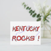 Kentucky ROCKS Briefkaart (Staand voorkant)