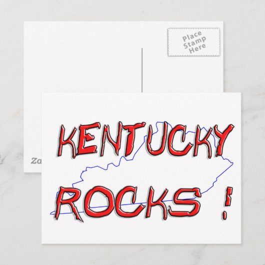 Kentucky ROCKS Briefkaart (Voorkant / Achterkant)