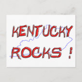Kentucky ROCKS Briefkaart (Voorkant)
