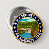 Kentucky Ronde Button 7,6 Cm (Voorkant /achterkant)