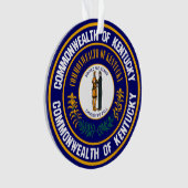 Kentucky Round Emblem Ornament (voorkant)