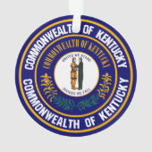 Kentucky Round Emblem Ornament (achterkant)