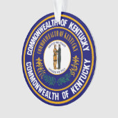 Kentucky Round Emblem Ornament (voorkant)