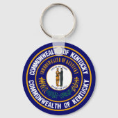 Kentucky Round Emblem Sleutelhanger (Voorkant)