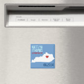 Kentucky Save the Date -  stad Magneet (Insitu (Vaatwasser))