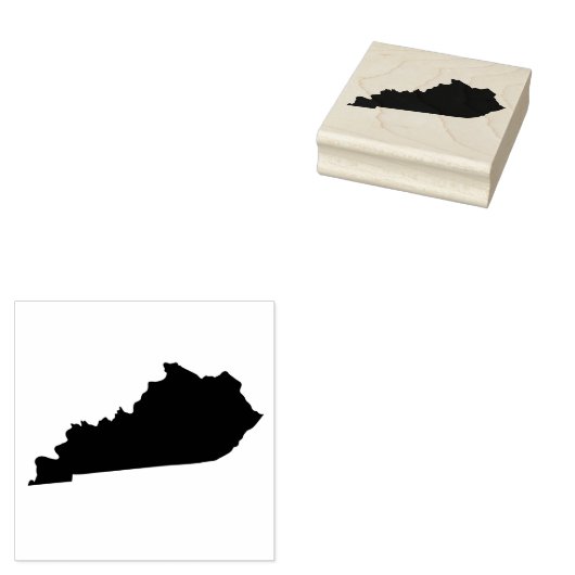 Kentucky Solid Rubber Art Stamp Rubberstempel (Gestempeld)