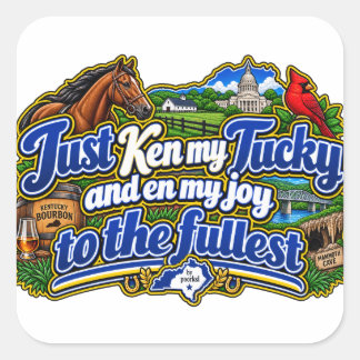 Kentucky Square sticker