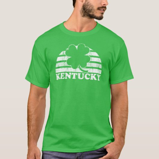 Kentucky St. Patrick's Day Sunrise Iers T-shirt (Voorkant)