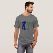 Kentucky staat afkorting t-shirt (Voorkant volledig)