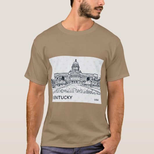 Kentucky Staat USA 2 T-shirt (Voorkant)