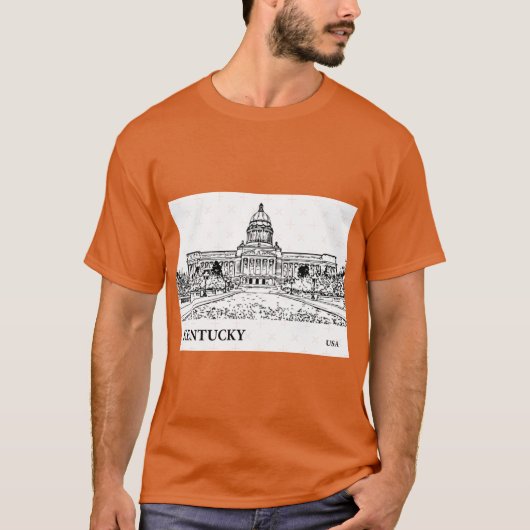 Kentucky Staat USA T-shirt (Voorkant)