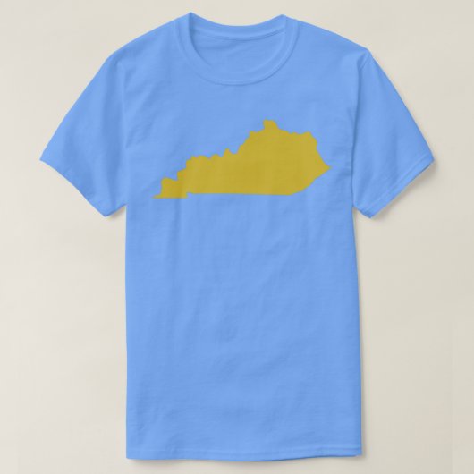Kentucky staatskaart TShirt (Design voorkant)