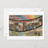 Kentucky (staatskapitaal/bloem) briefkaart (Voorkant / Achterkant)