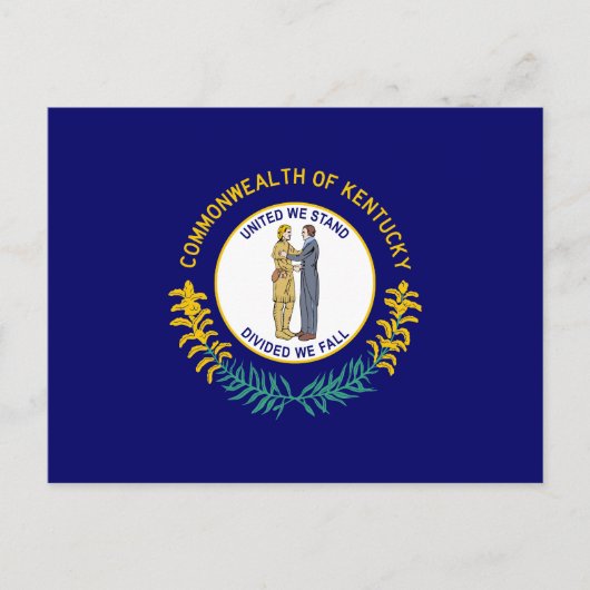 Kentucky Staatsvlag Briefkaart (Voorkant)