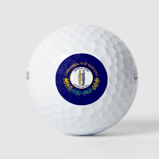 Kentucky Staatsvlag Golfballen (Voorkant)