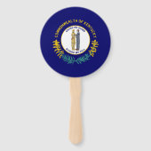 Kentucky Staatsvlag Handwaaier (Achterkant)
