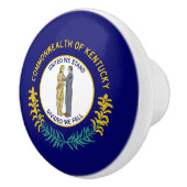 Kentucky Staatsvlag Keramische Knop (Rechts)