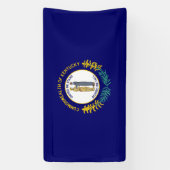 Kentucky Staatsvlag Spandoek (Verticaal)