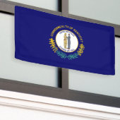 Kentucky Staatsvlag Spandoek (Buitenkant Gebouw)