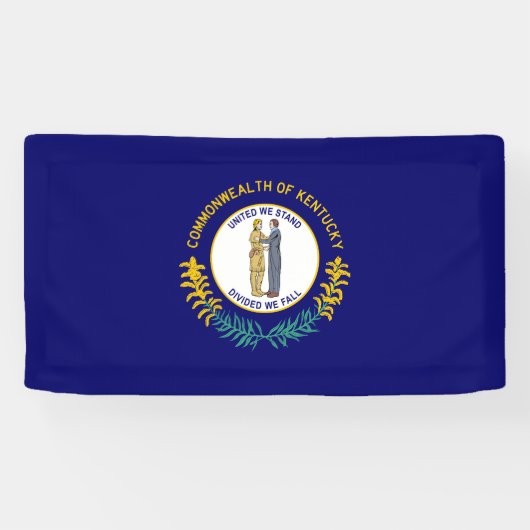 Kentucky Staatsvlag Spandoek (Horizontaal)