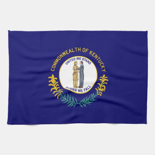 Kentucky Staatsvlag Theedoek (Horizontaal)